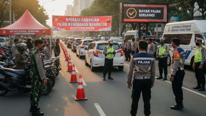 operasi gabungan pajak kendaraan