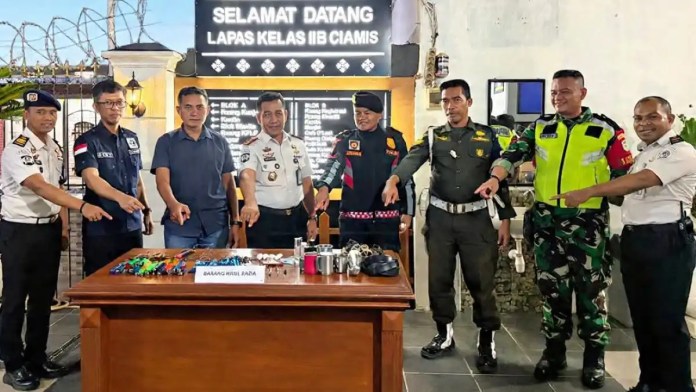 Razia Gabungan Ciamis; Petugas Temukan Ini Saat Sisir Blok Hunian Lapas!